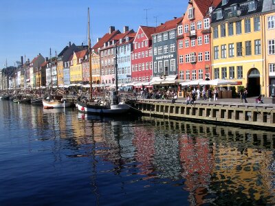 Copenhagen denmark waterfront photo