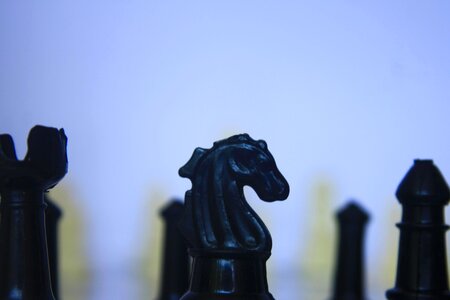 Black chess close