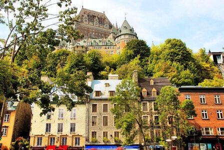 Old quebec frontenac castle