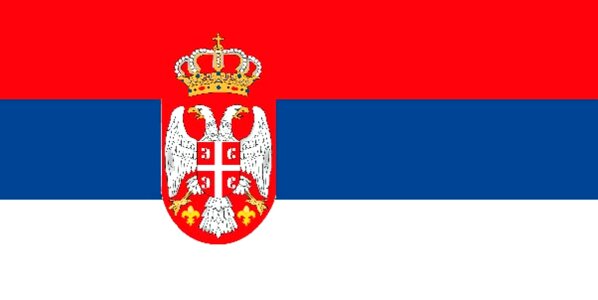 Balkan banner Serbia photo