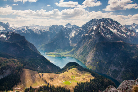 Beautiful Alpine Mountains photo