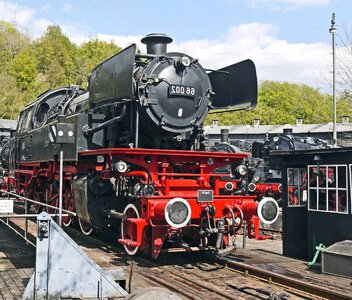 Engine fence locomotive photo