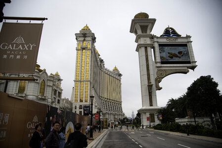 Streets leading to the Galaxy Casino