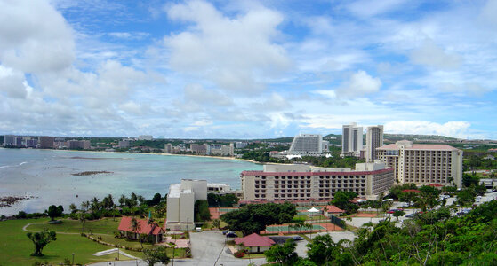 Tumon Bay Resort and seaside in Guam