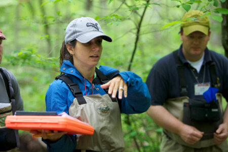 FWS employees surveying and assessing rivers and streams-3