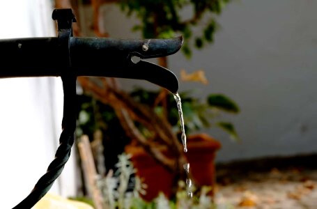 Antique black cast iron