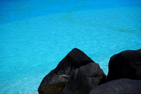 Bright stone lava stone photo