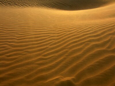 Sand dunes sand wind patterns photo