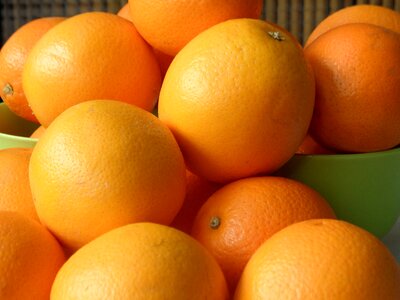 Oranges fruit bowl orange