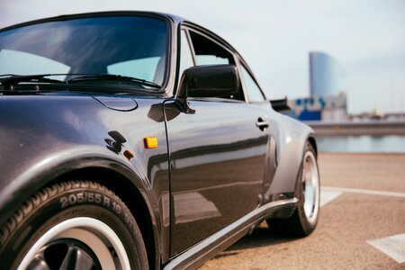 Black Sports Car Detail photo