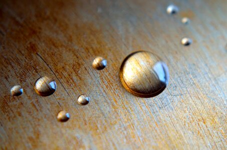 Droplet droplets bubble