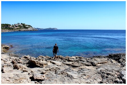 Bank cliff summer photo