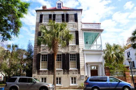 Architecture balcony car photo