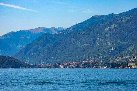 Landscape of Como Lake
