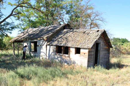 Old house at Deer Flat National Wildlife Refuge