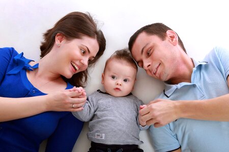 Childhood family father photo