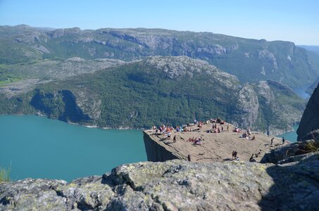 Fjord mountain nature photo