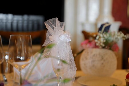Wine bride glass