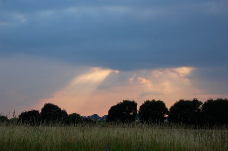 Sunset himmel cloud photo