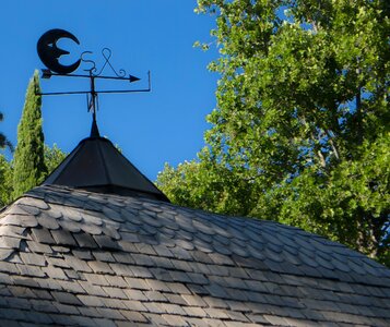 Fireplace wind moon photo