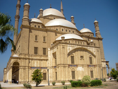 Grand mosque in Cairo, Egypt photo