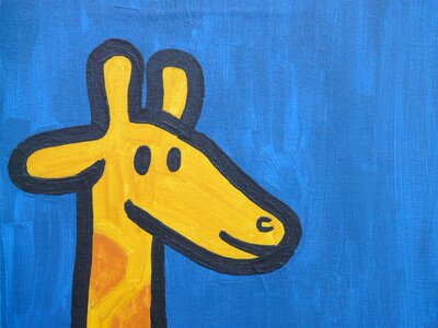Image paint cartoon character
