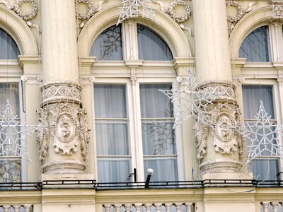 Baroque building facade photo