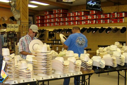 Stetson cowboy retail store