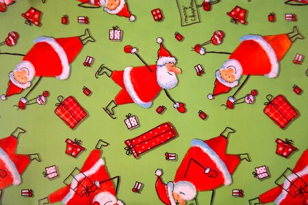 Green red gift