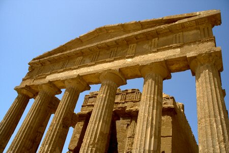 Sicily agrigento valley of the temples photo