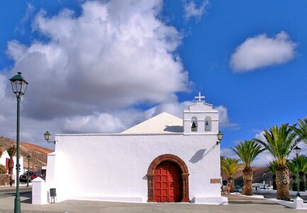 Church sky blue photo