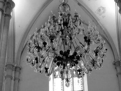 Architecture church chandelier