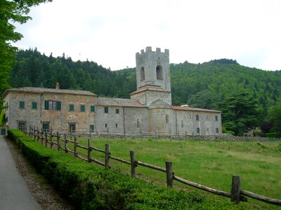 Monastery tuscany architecture photo