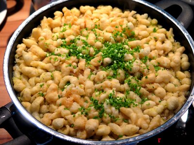 Back spätzle wedding soup chives