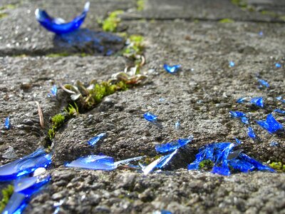 Stone glass broken