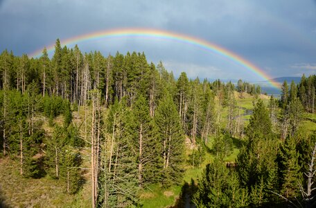 Rain lake weather photo