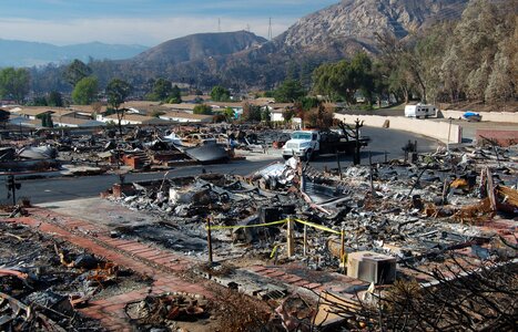 Disaster homeless devastation