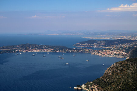 French Riveria with ocean and cities in Monaco photo