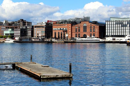 Oslofjord city building photo