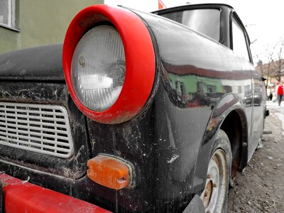 Bumper headlight hood photo