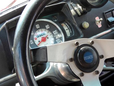 Italy nostalgia steering wheel