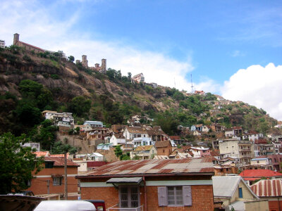Royal Palace on top of Antananarivo's tallest hill, Madagascar photo