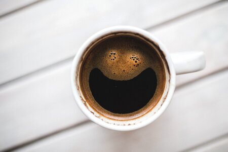 Mug of Happy Coffee photo