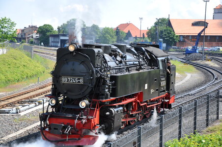 German steam engine No.12 photo