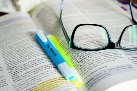 Book text highlighter photo