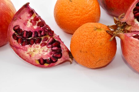 Cross Section fruit mandarin