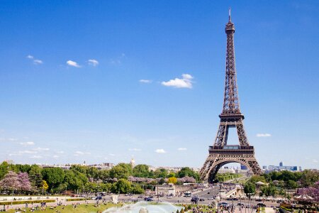 Eiffel Tower Paris France Landmark Historic Europe photo