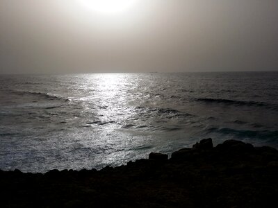 Sea water moon photo