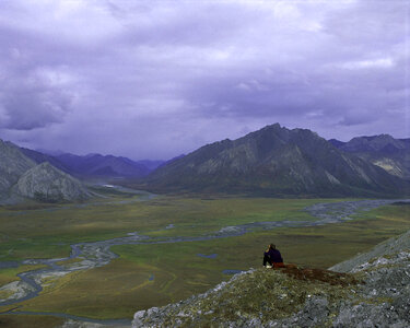 Double Mountain in the Upper Sheenjek Valley photo