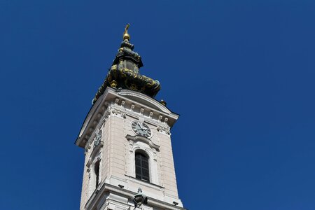 Baroque church tower church